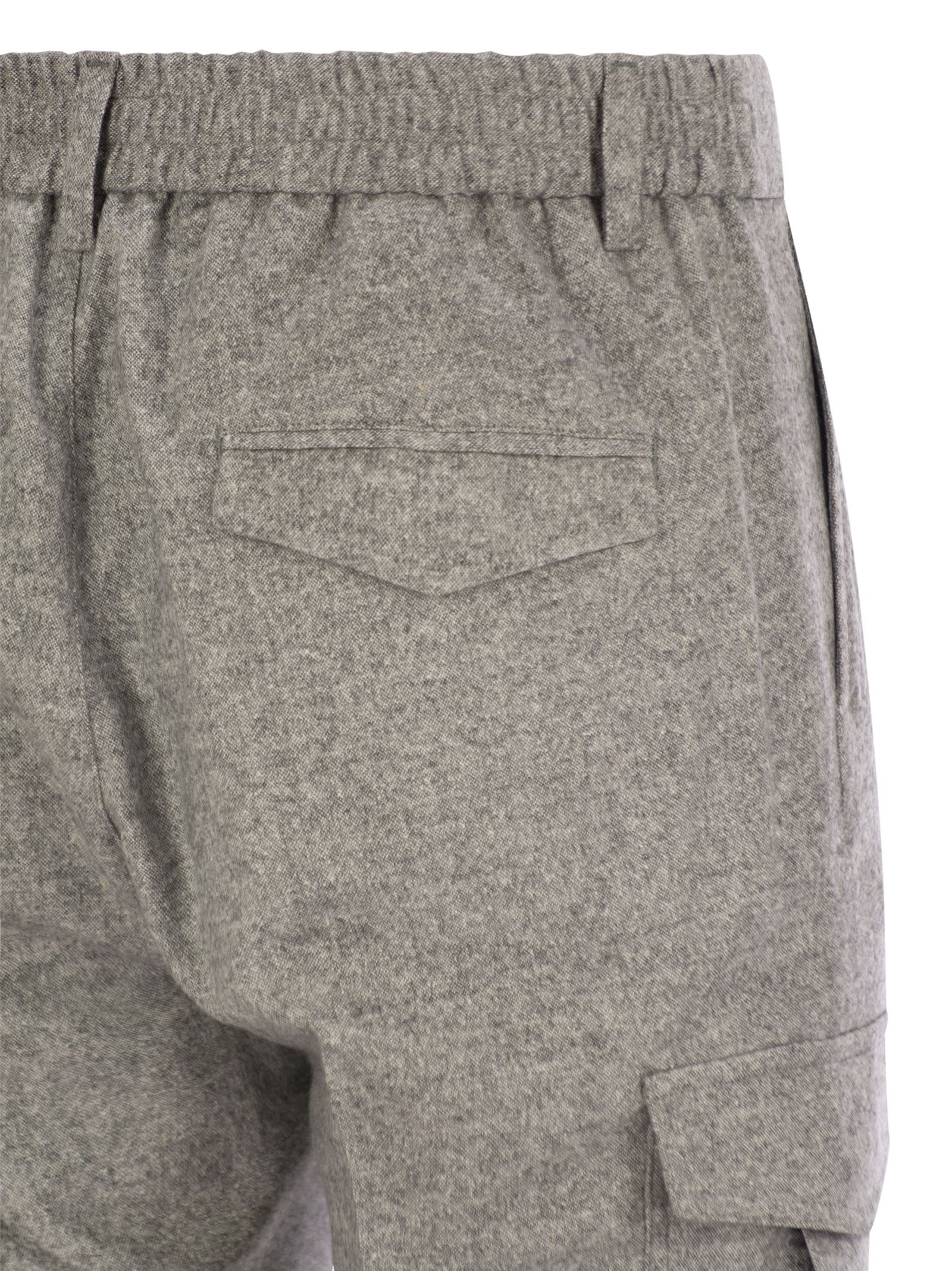 Peserico Men Wool, Silk And Cashmere Jogger Trousers PESERICO