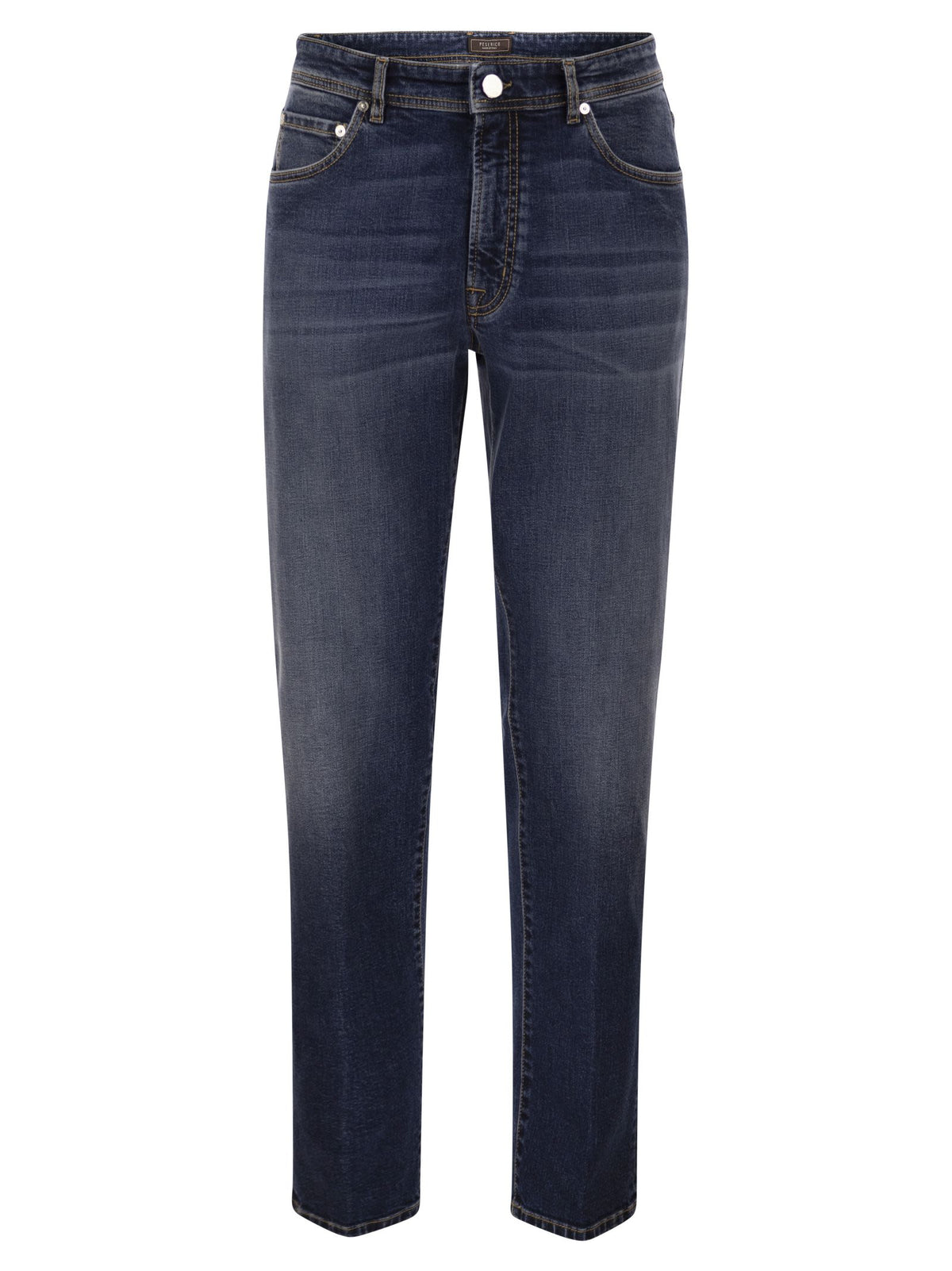 Peserico Men Straight Fit Stretch Denim Jeans PESERICO