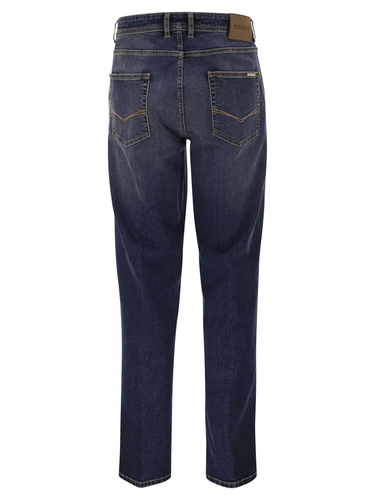 Peserico Men Straight Fit Stretch Denim Jeans PESERICO