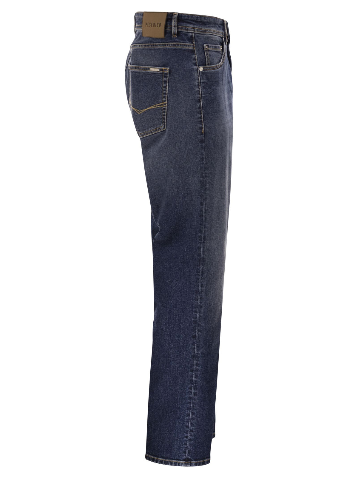 Peserico Men Straight Fit Stretch Denim Jeans PESERICO