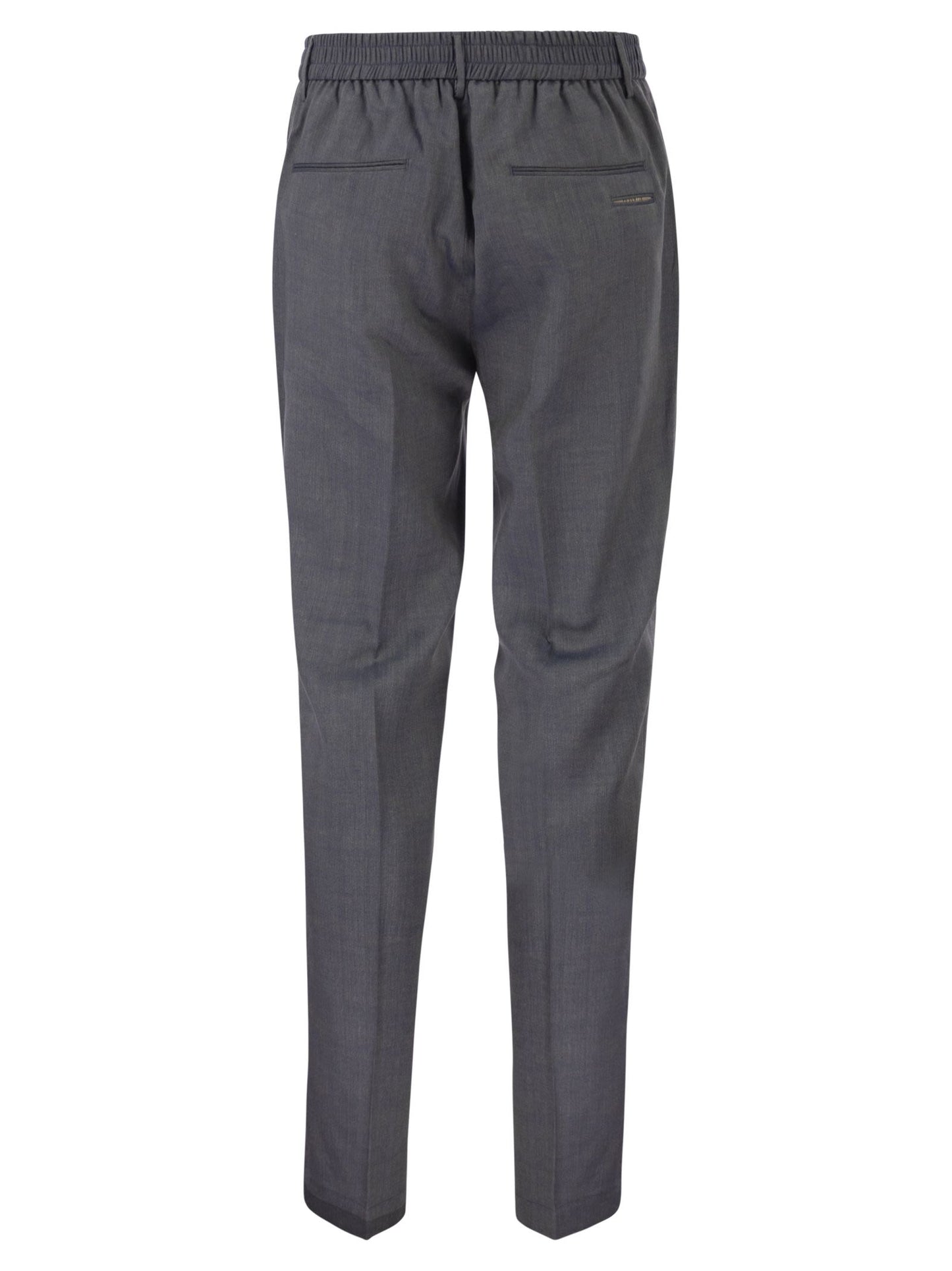 Peserico Men Linen And Wool Blend Tailored Trousers PESERICO