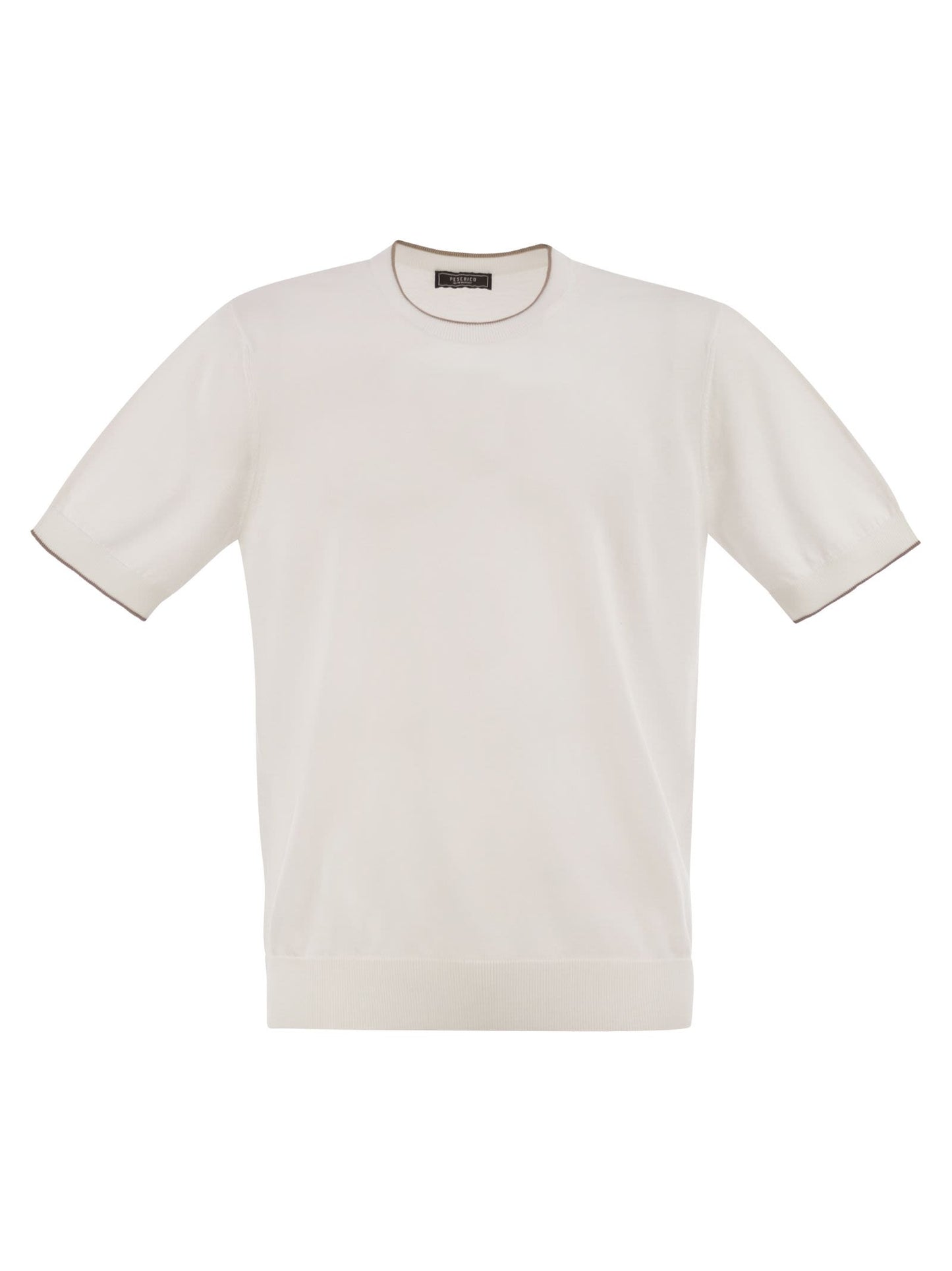 Peserico Men T-Shirt In Pure Cotton Yarn PESERICO