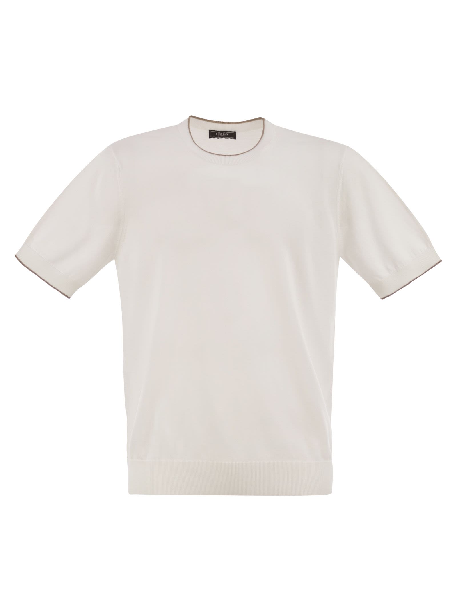 Peserico Men T-Shirt In Pure Cotton Yarn PESERICO
