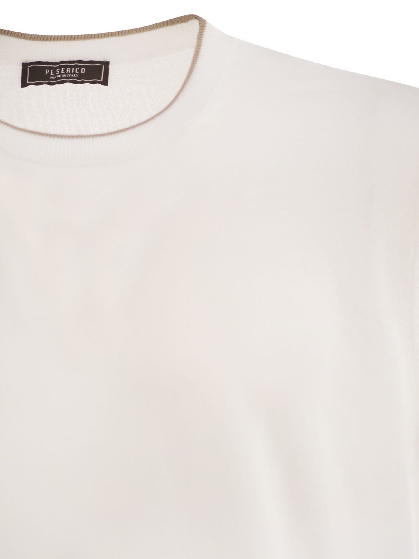 Peserico Men T-Shirt In Pure Cotton Yarn PESERICO