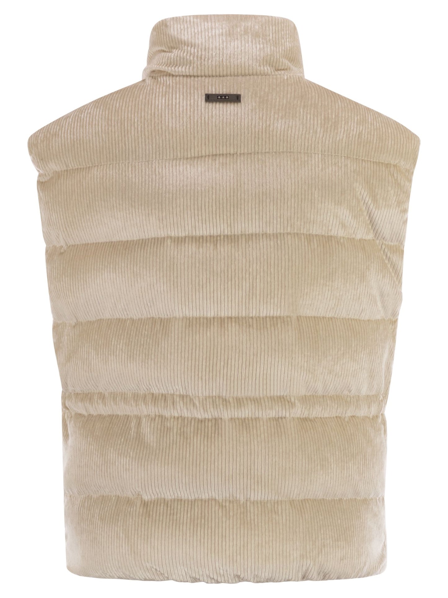 Peserico Women Down And Viscose Velvet Waistcoat PESERICO