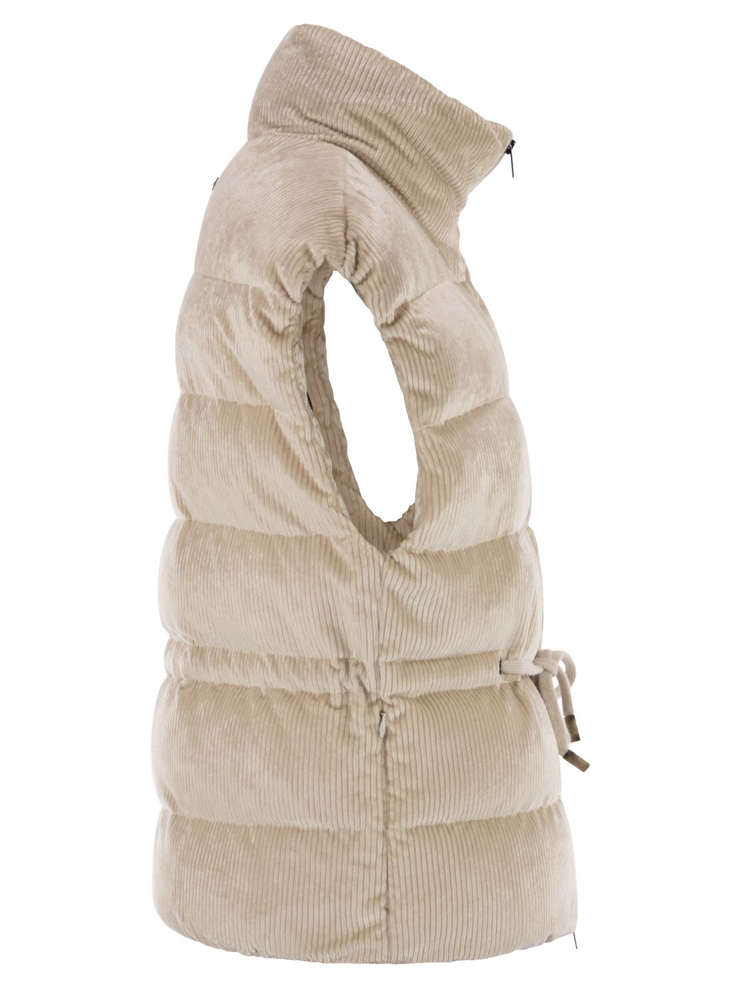 Peserico Women Down And Viscose Velvet Waistcoat PESERICO