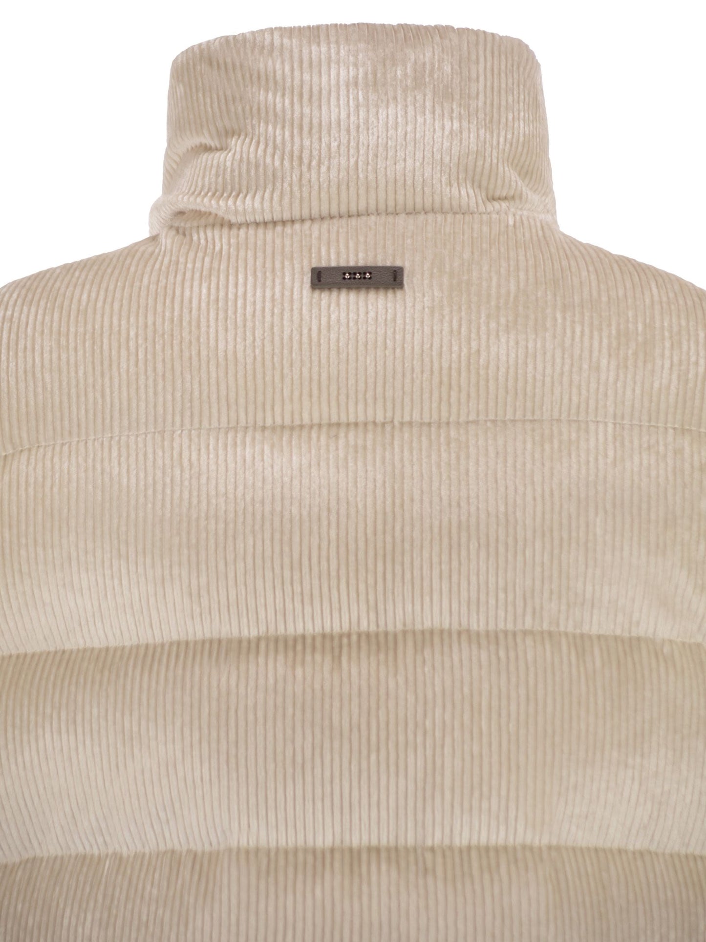 Peserico Women Down And Viscose Velvet Waistcoat PESERICO