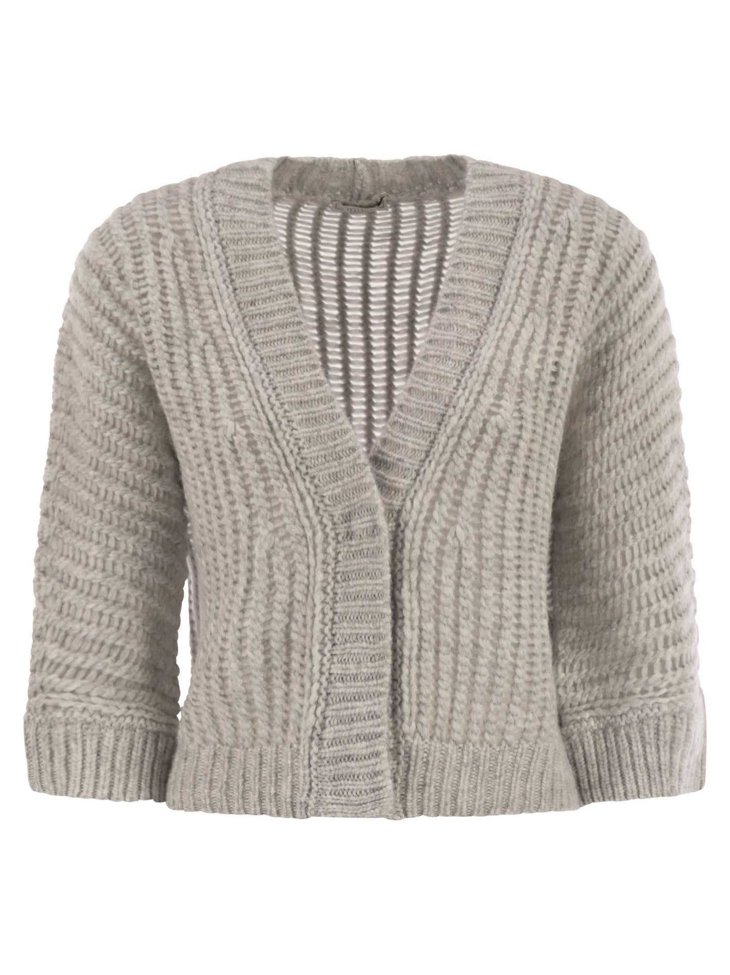 Peserico Women Wool And Alpaca Mesh Cardigan PESERICO