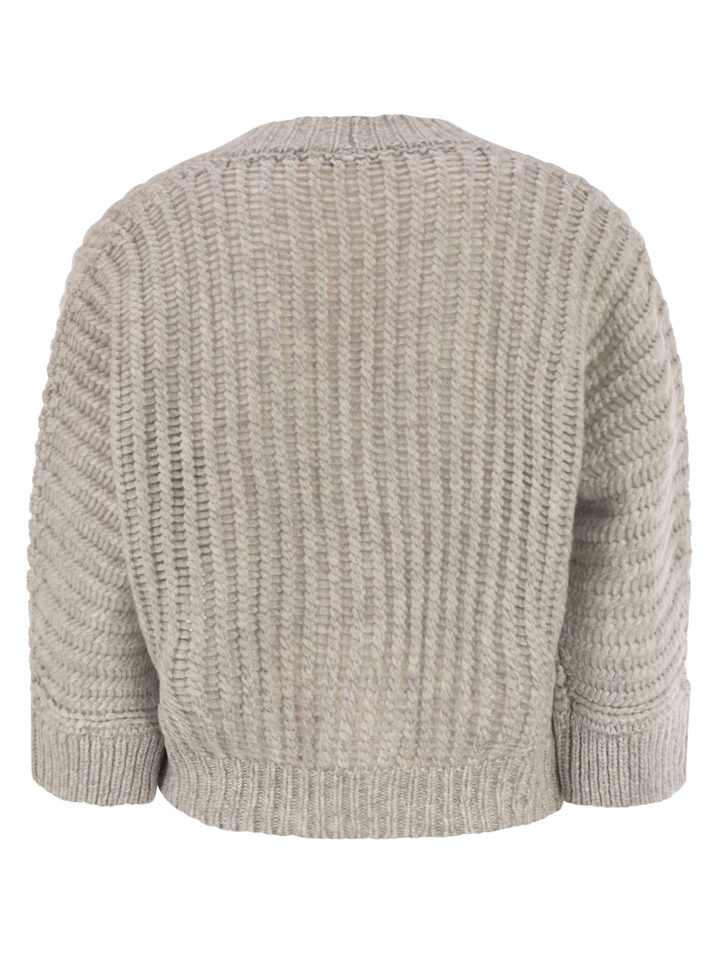 Peserico Women Wool And Alpaca Mesh Cardigan PESERICO