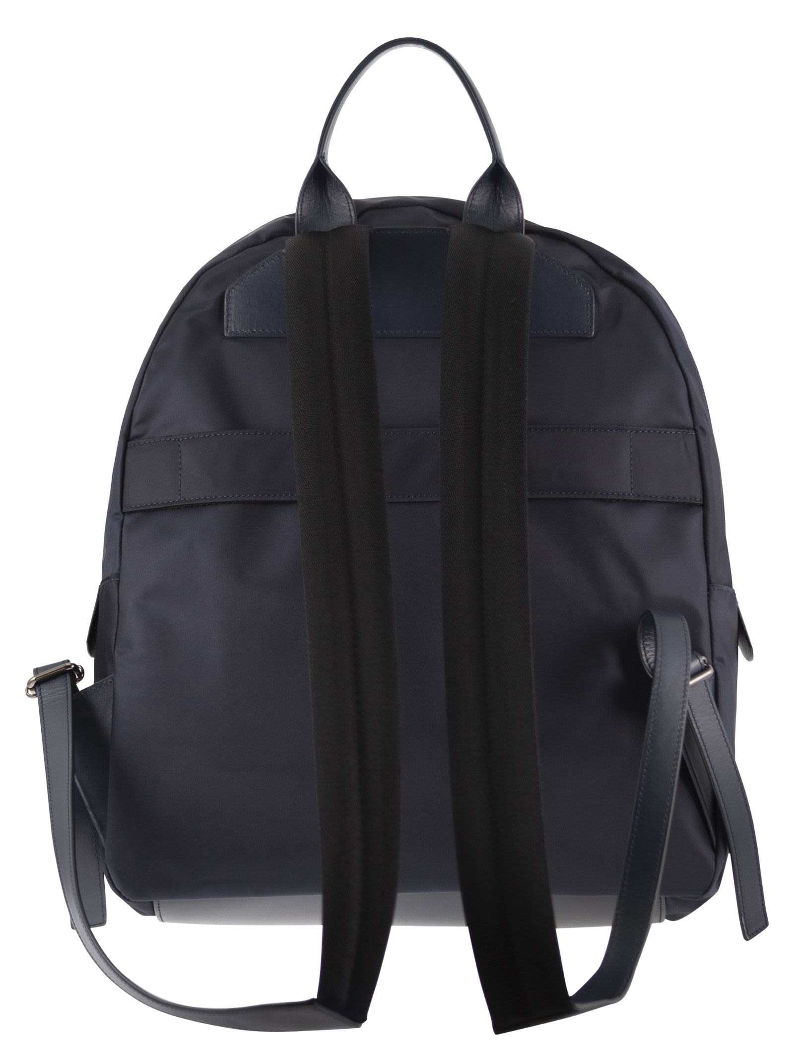 Kiton Men Technical Fabric Backpack With Logo KITON