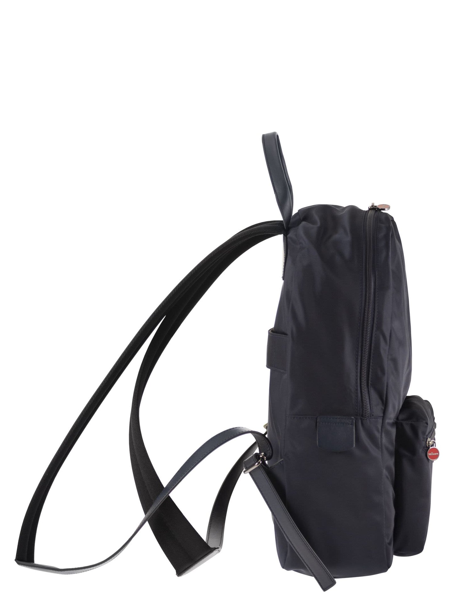 Kiton Men Technical Fabric Backpack With Logo KITON