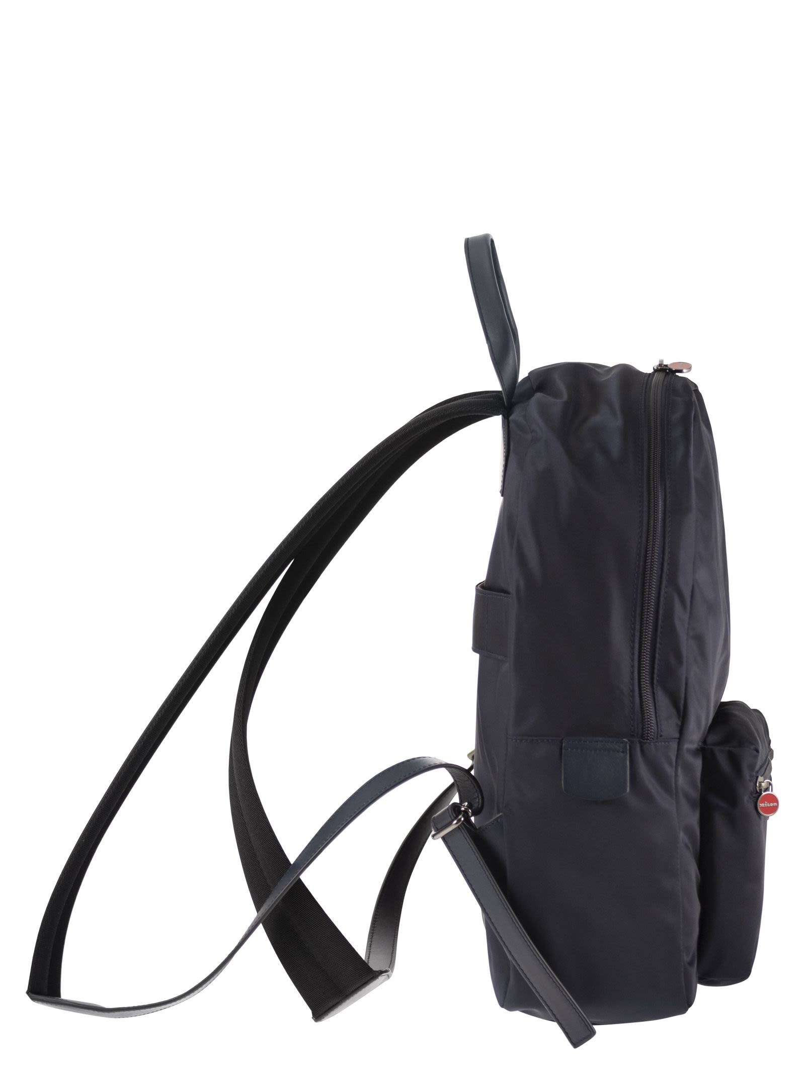 Kiton Men Technical Fabric Backpack With Logo KITON