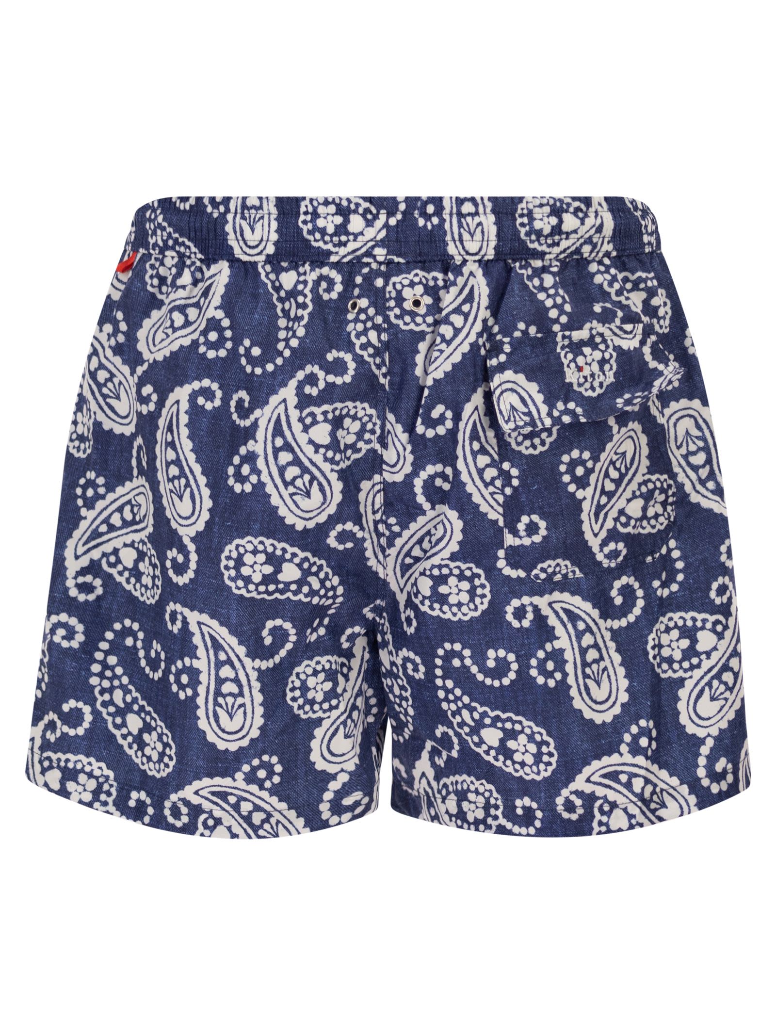 Kiton Men Short Patterned Swim Boxers KITON