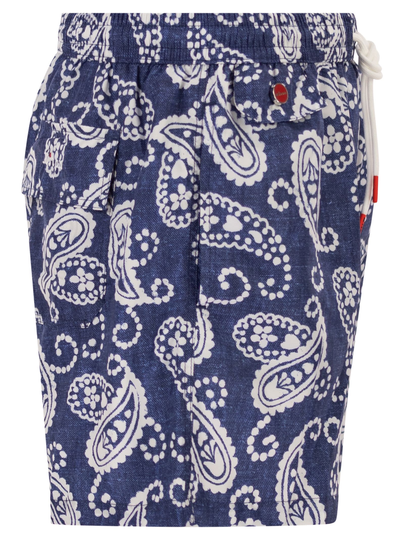 Kiton Men Short Patterned Swim Boxers KITON