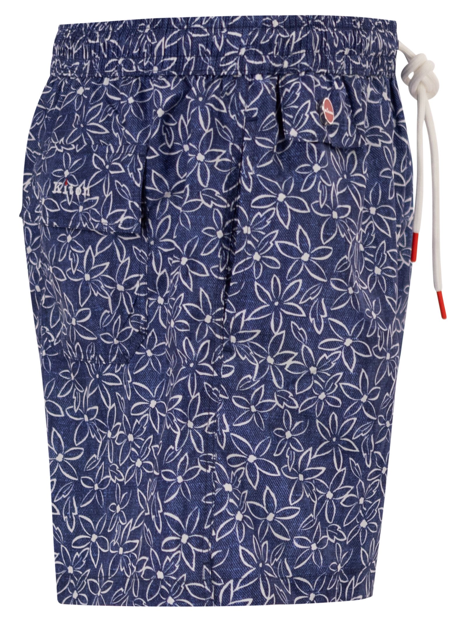 Kiton Men Short Patterned Swim Boxers KITON