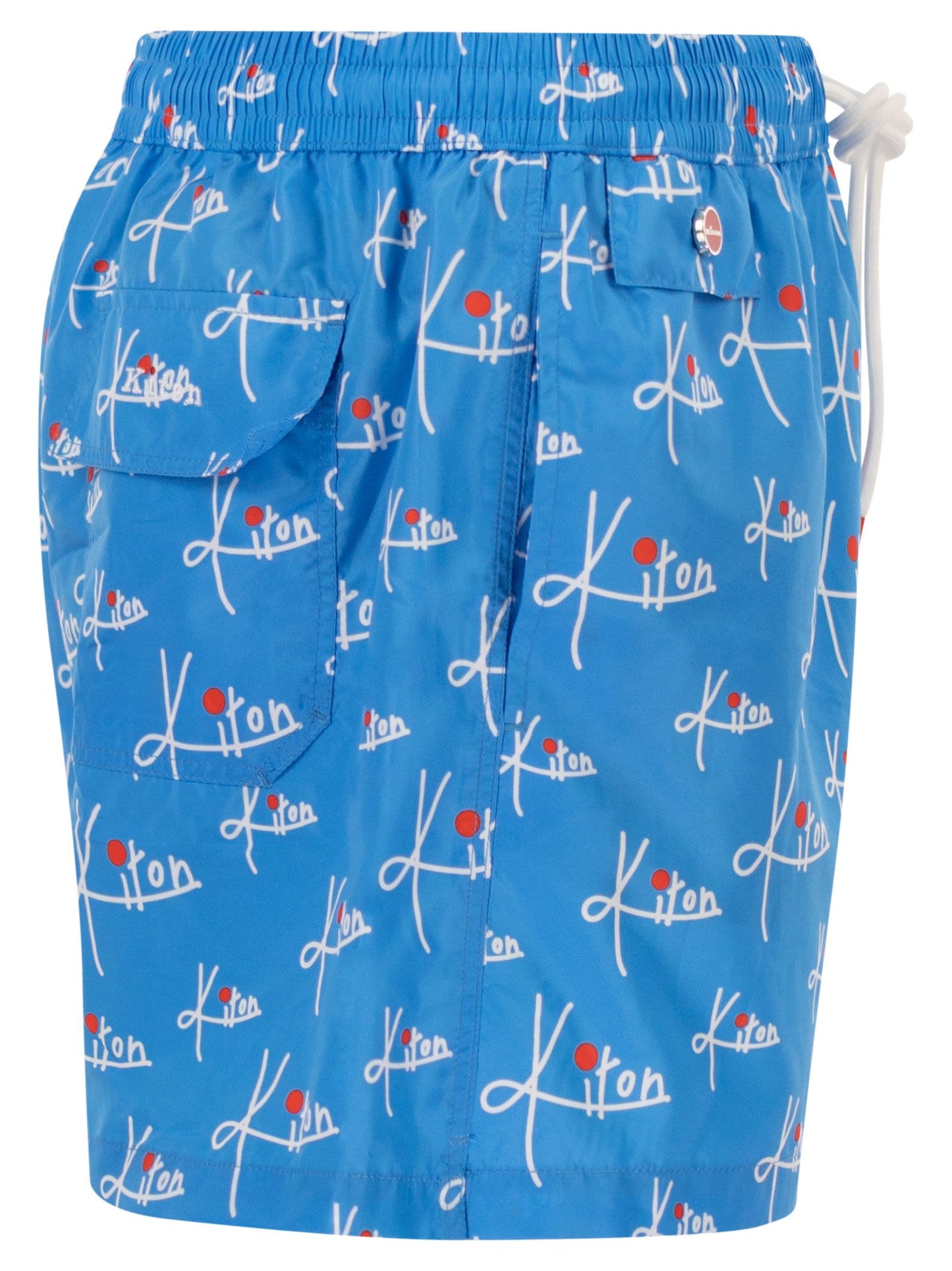 Kiton Men Short Patterned Swim Boxers KITON