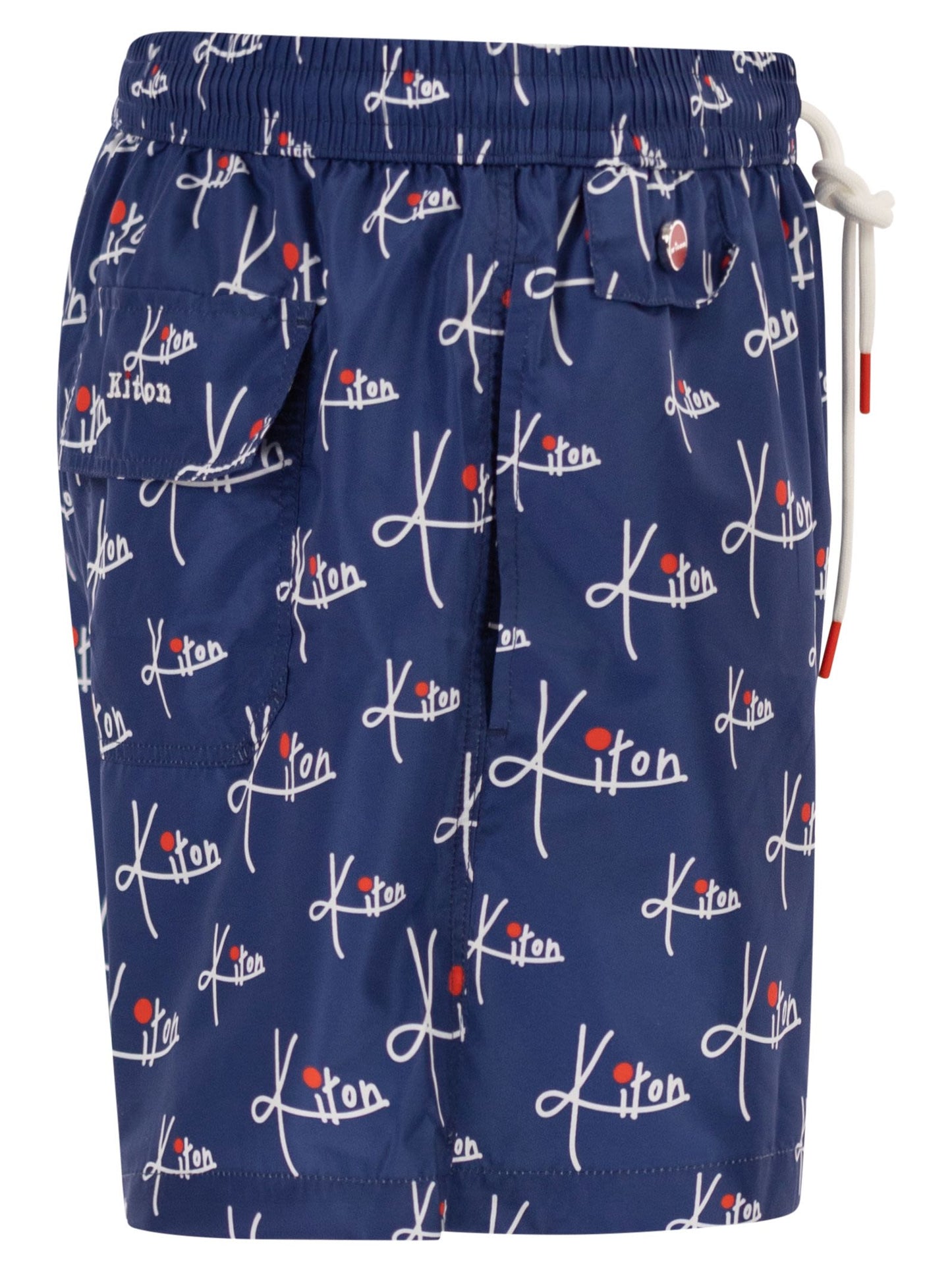 Kiton Men Short Patterned Swim Boxers KITON
