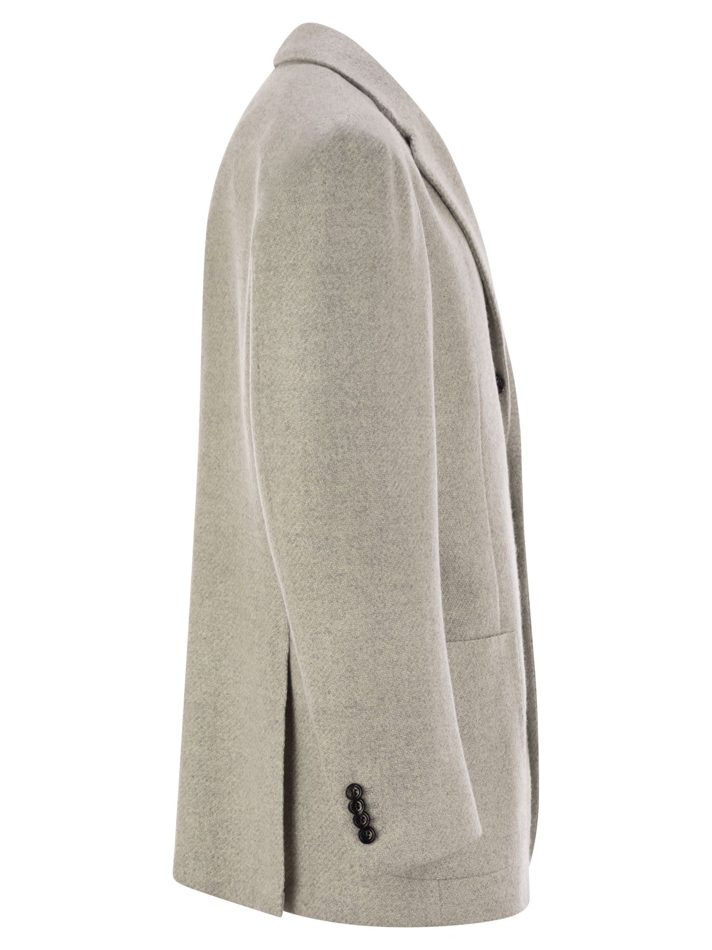Kiton Men Single-Breasted Cashmere Jacket KITON