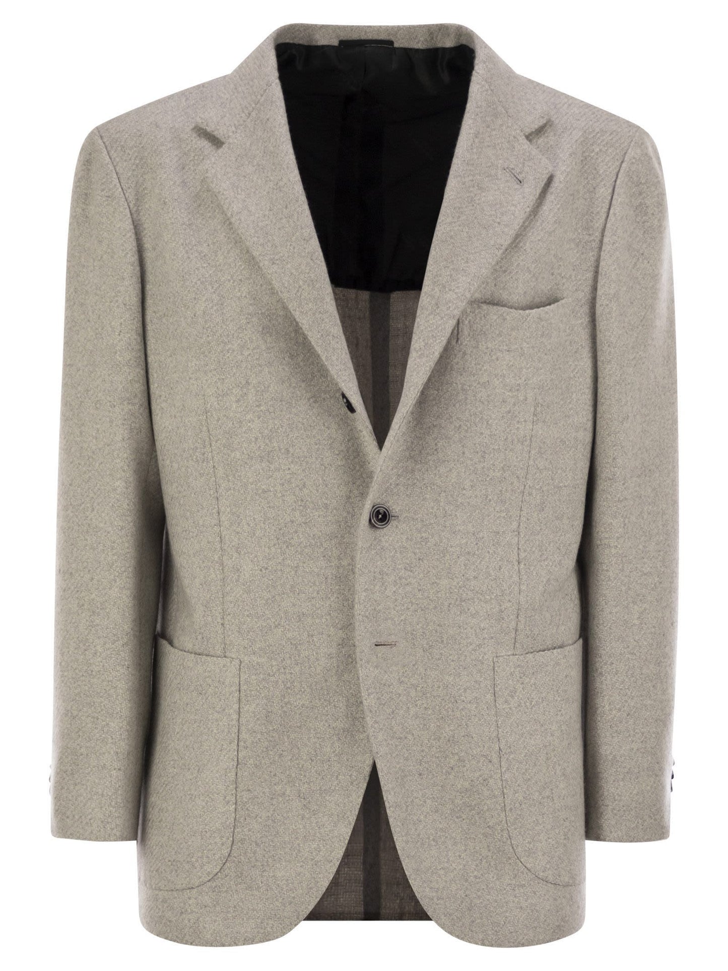 Kiton Men Single-Breasted Cashmere Jacket KITON
