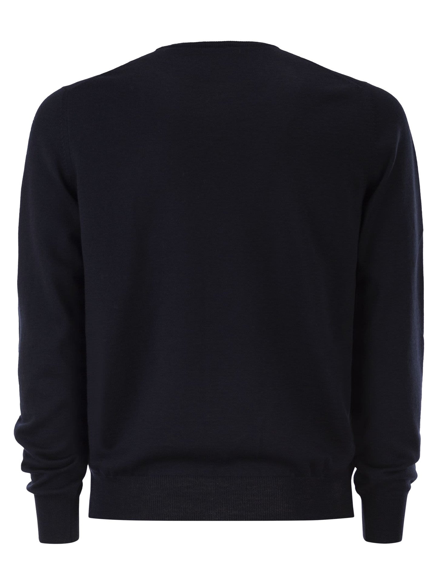 Kiton Men Long-Sleeved Wool Crew Neck Jumper KITON