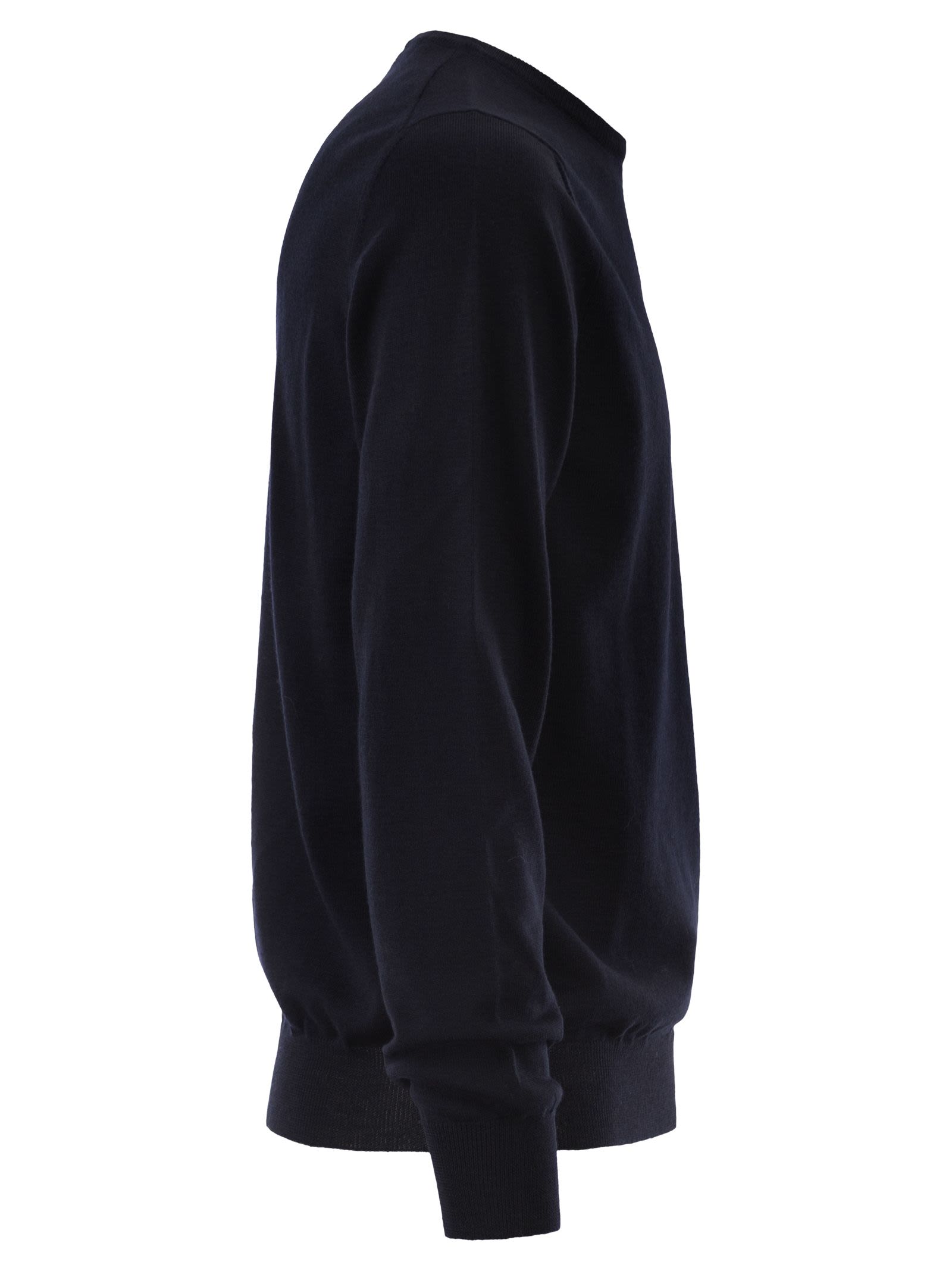 Kiton Men Long-Sleeved Wool Crew Neck Jumper KITON