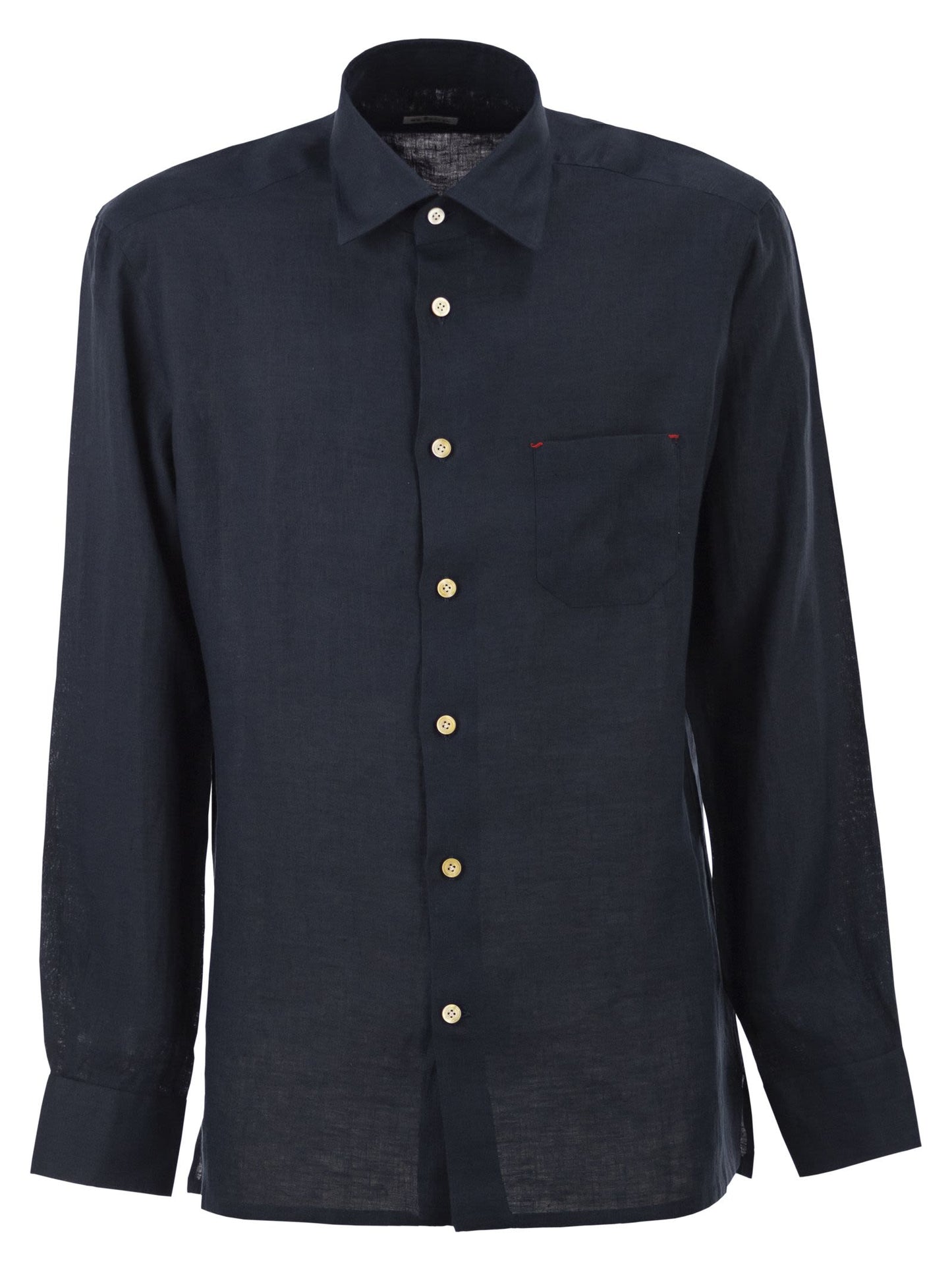 Kiton Men Tailored Linen Shirt KITON