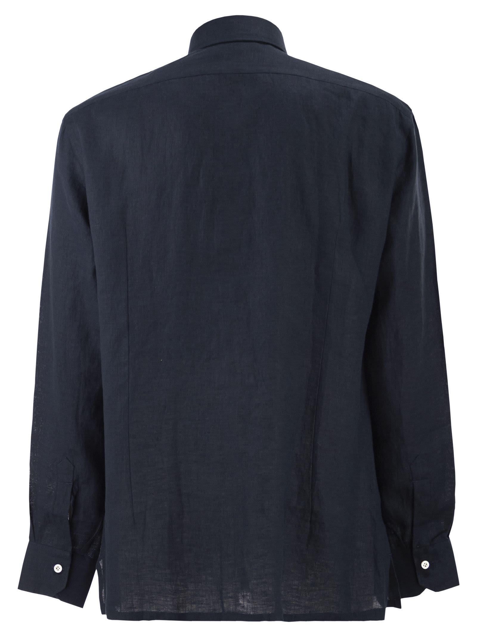 Kiton Men Tailored Linen Shirt KITON