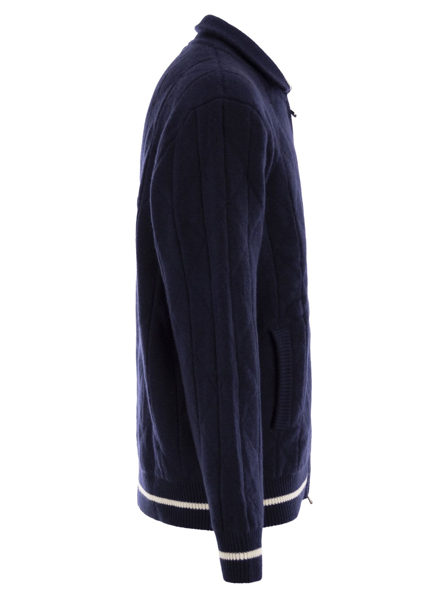 Kiton Men Cashmere Bomber Jacket KITON