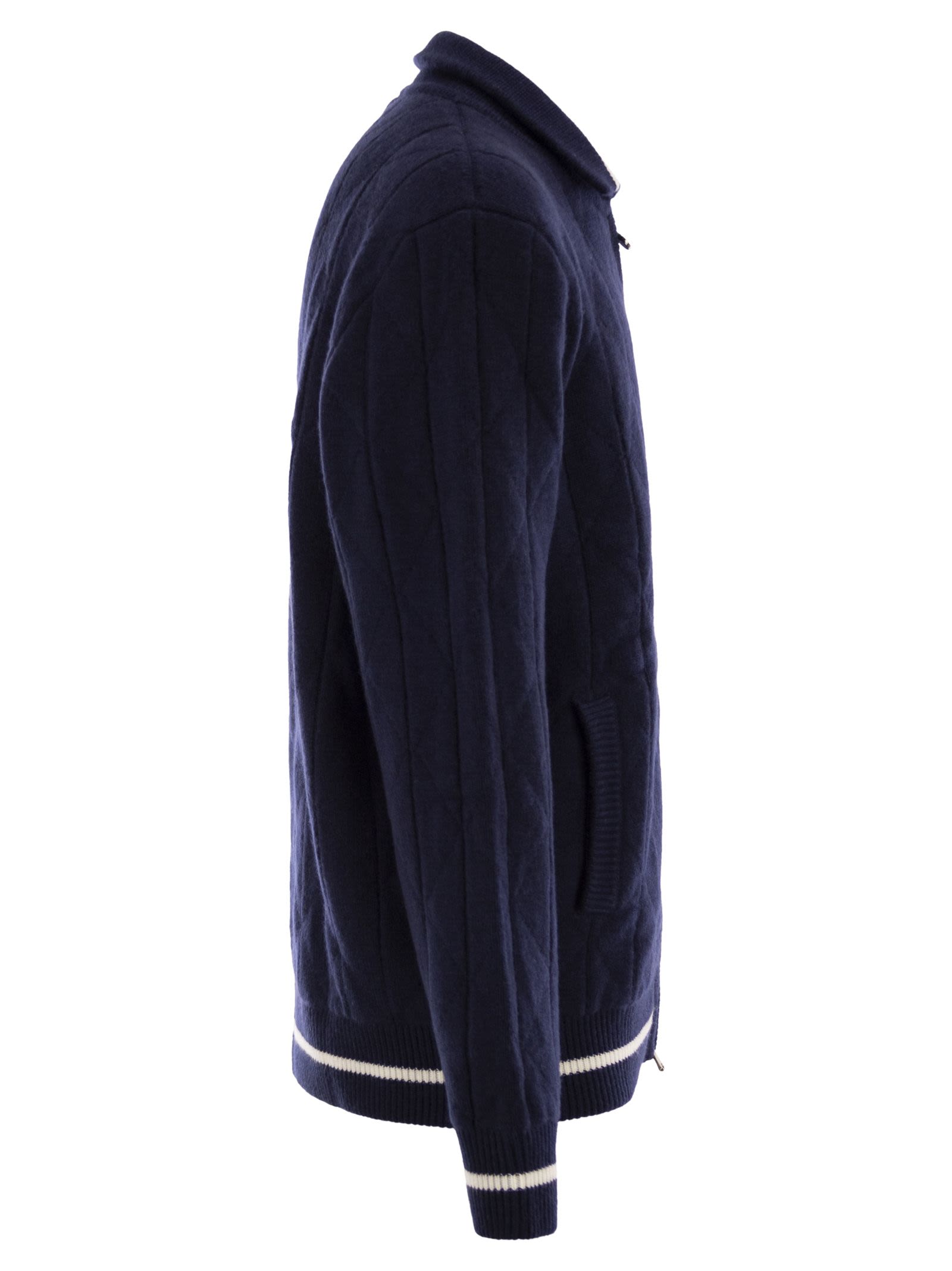 Kiton Men Cashmere Bomber Jacket KITON