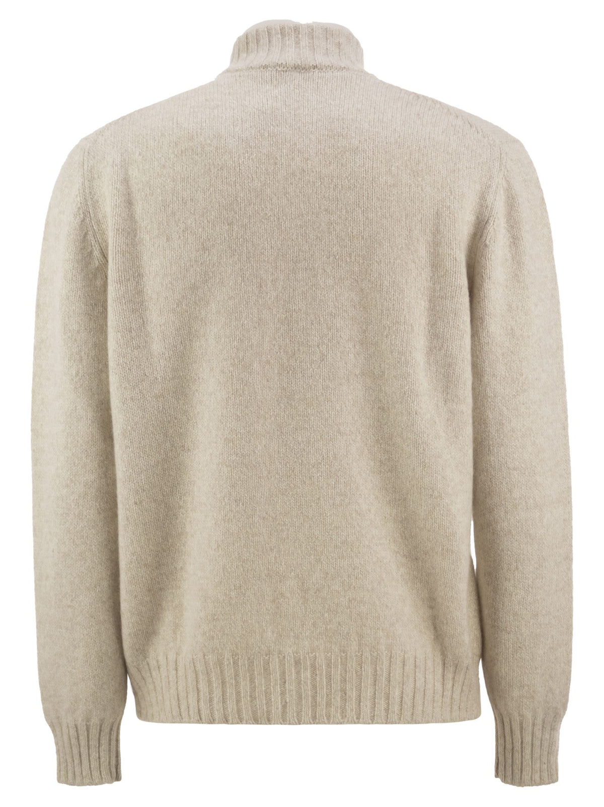 Kiton Men Pure Cashmere Half-Zip High-Neck Jumper KITON