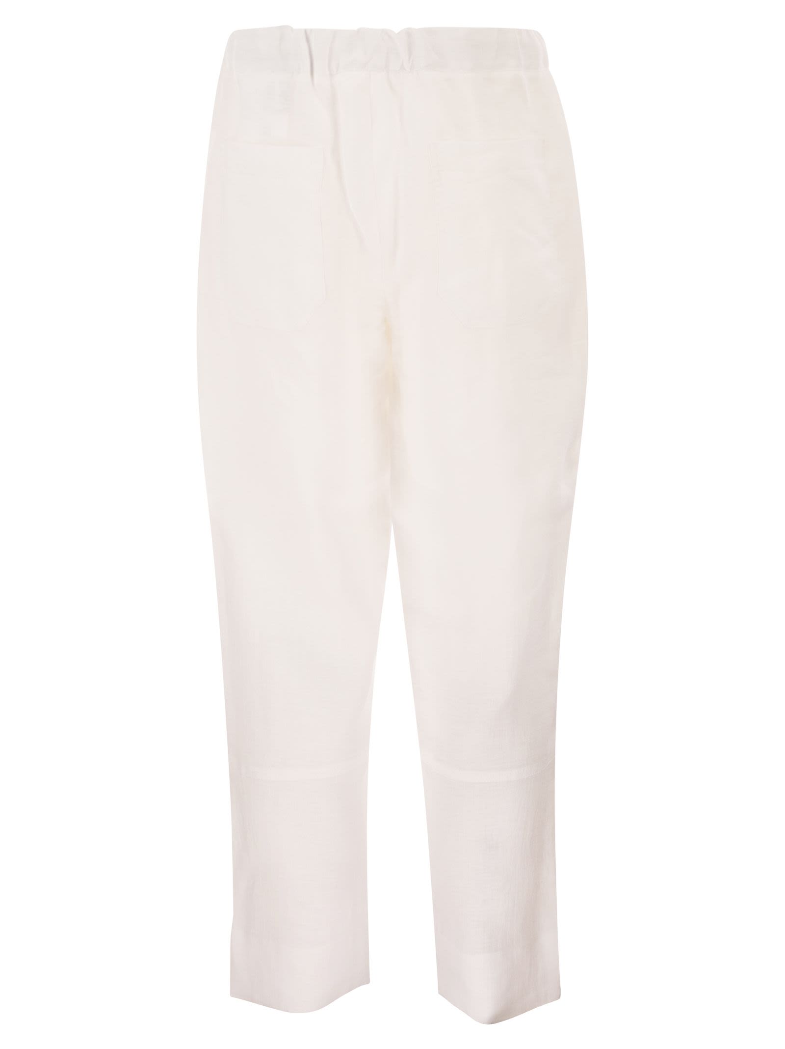 Kiton Men Tailored Linen Drawstring Trousers KITON