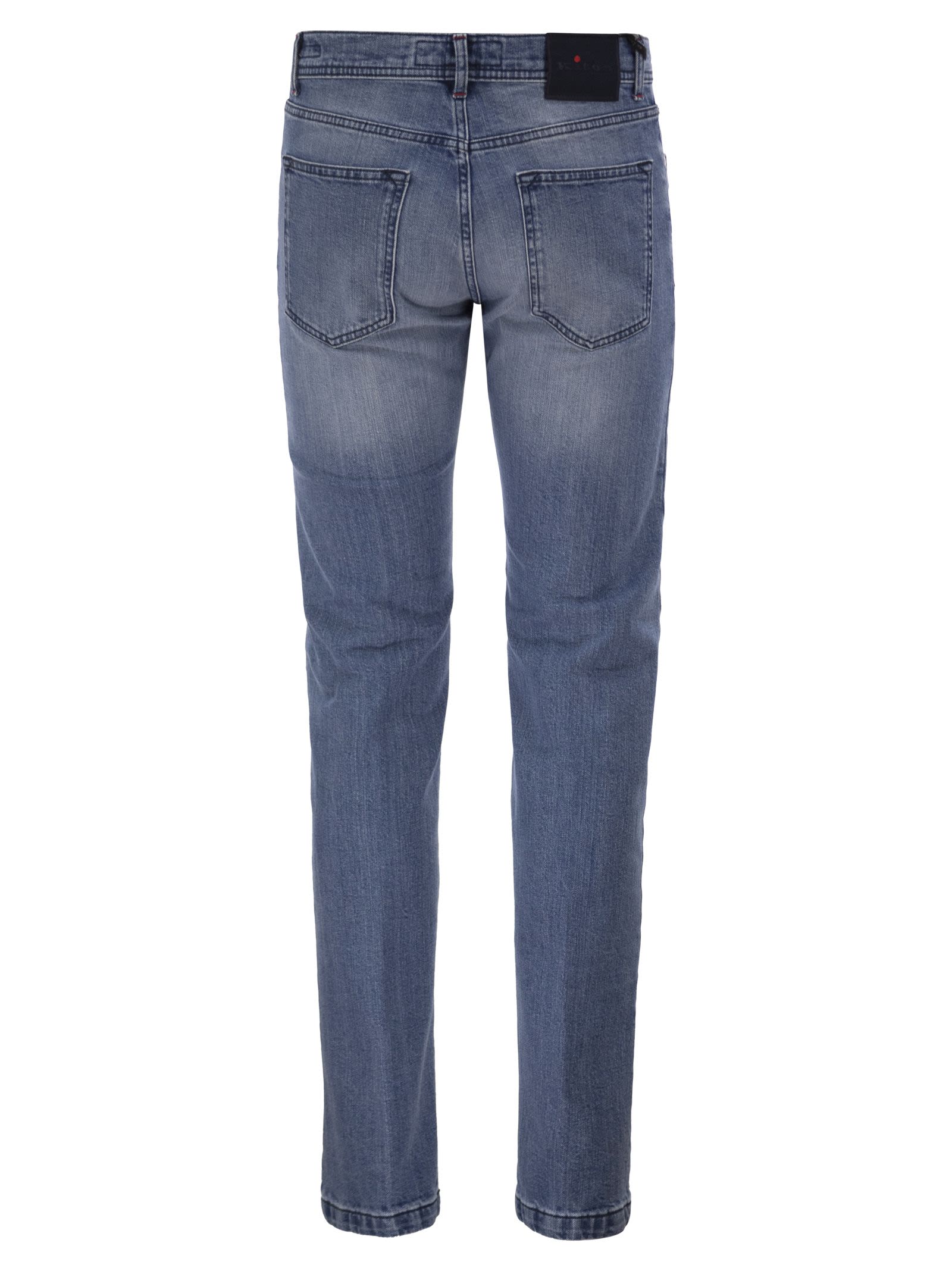Kiton Men Five-Pocket Stretch Denim Jeans KITON
