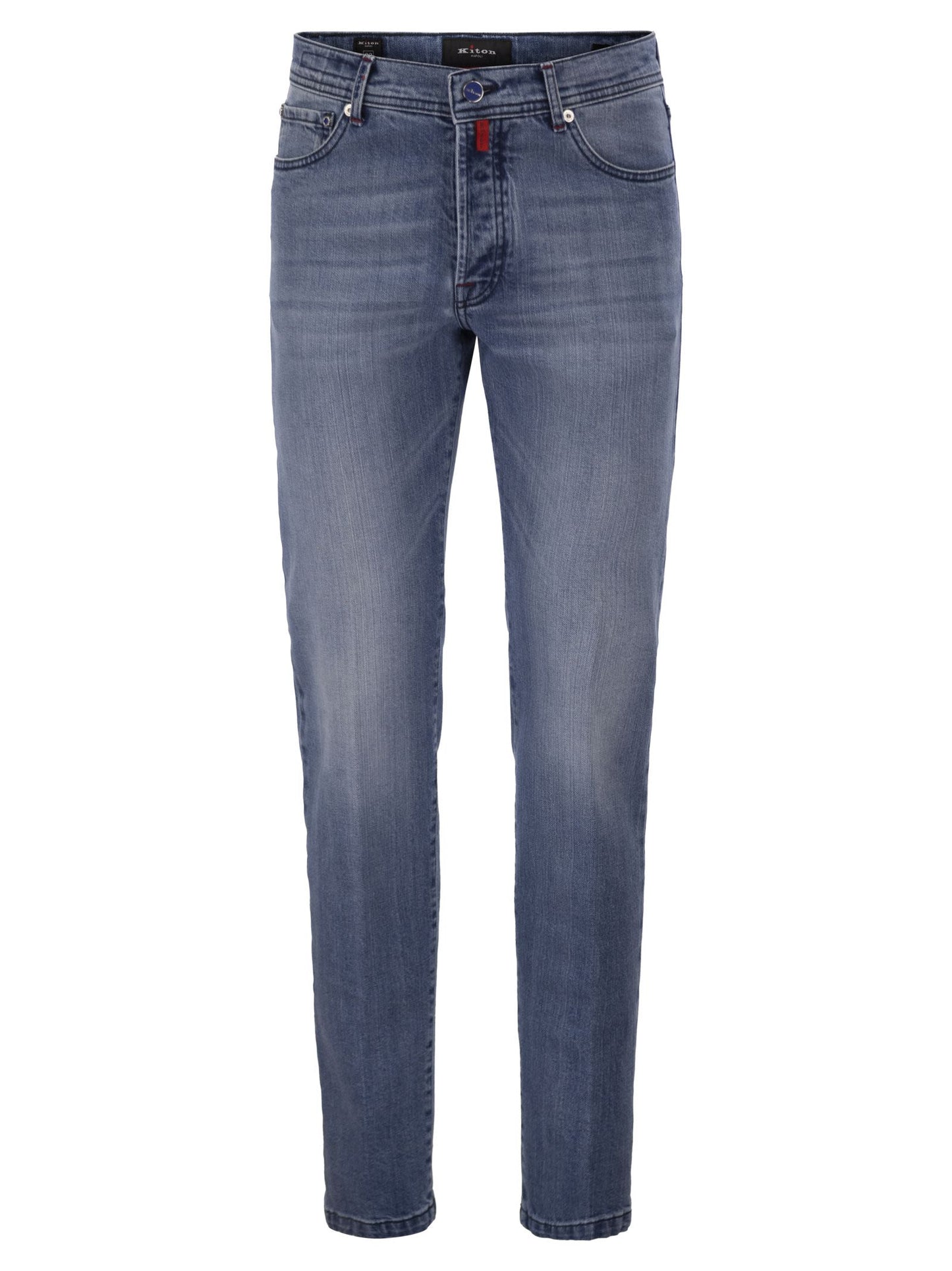 Kiton Men Five-Pocket Stretch Denim Jeans KITON