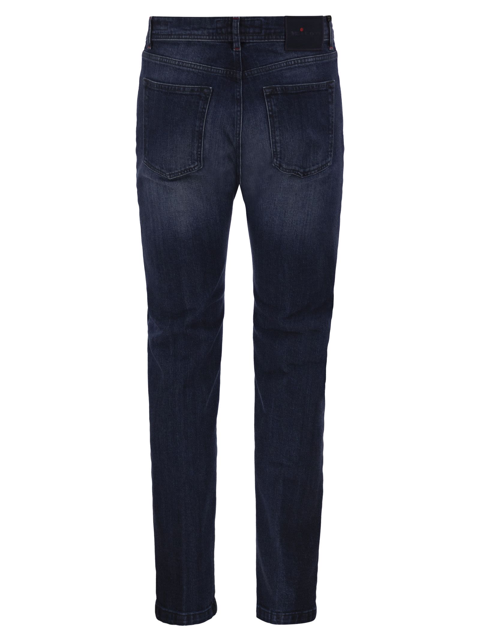 Kiton Men Five-Pocket Stretch Denim Jeans KITON