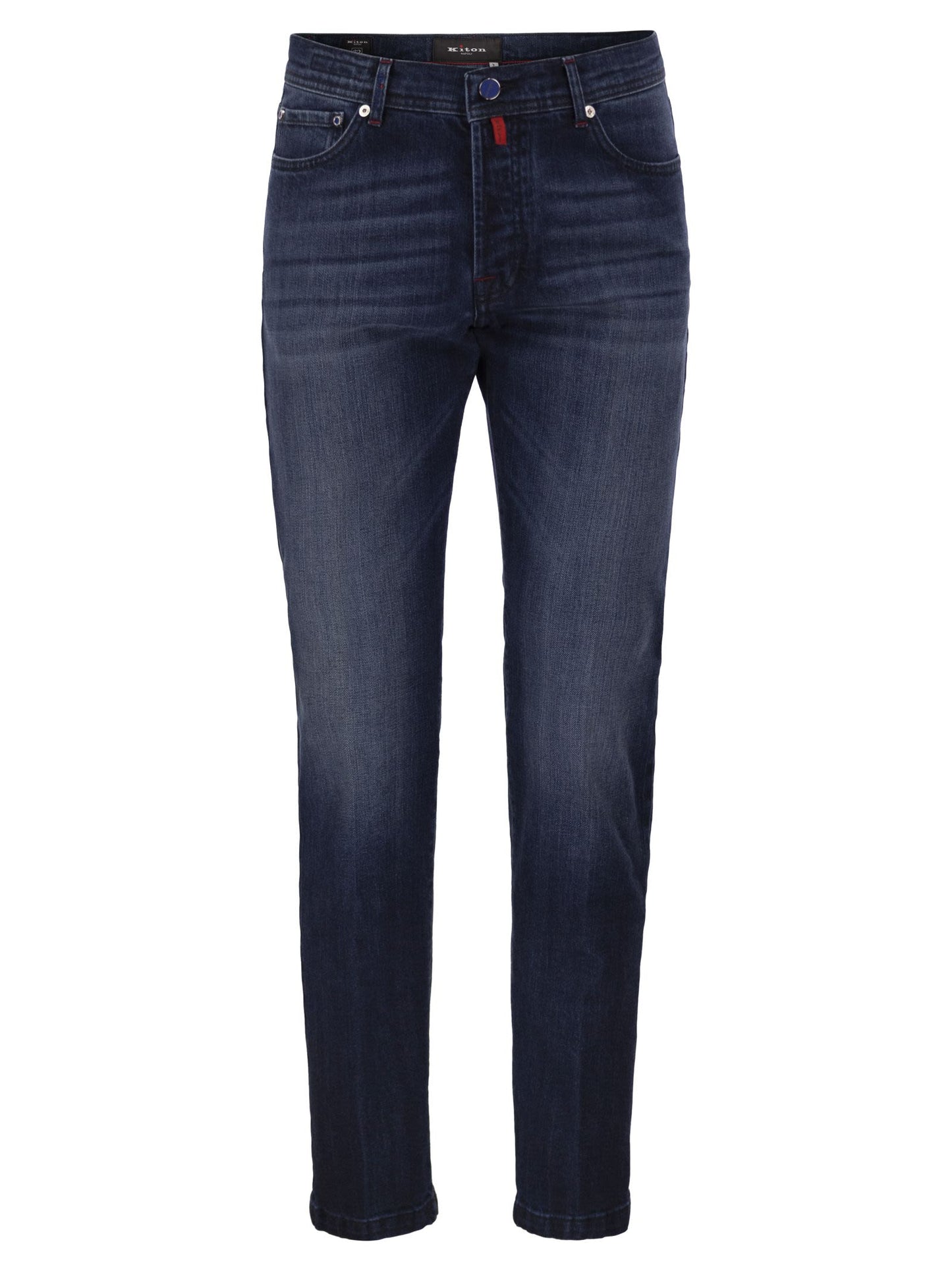 Kiton Men Five-Pocket Stretch Denim Jeans KITON