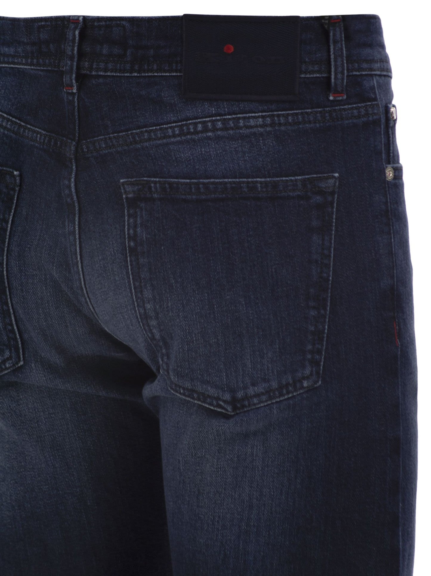 Kiton Men Five-Pocket Stretch Denim Jeans KITON