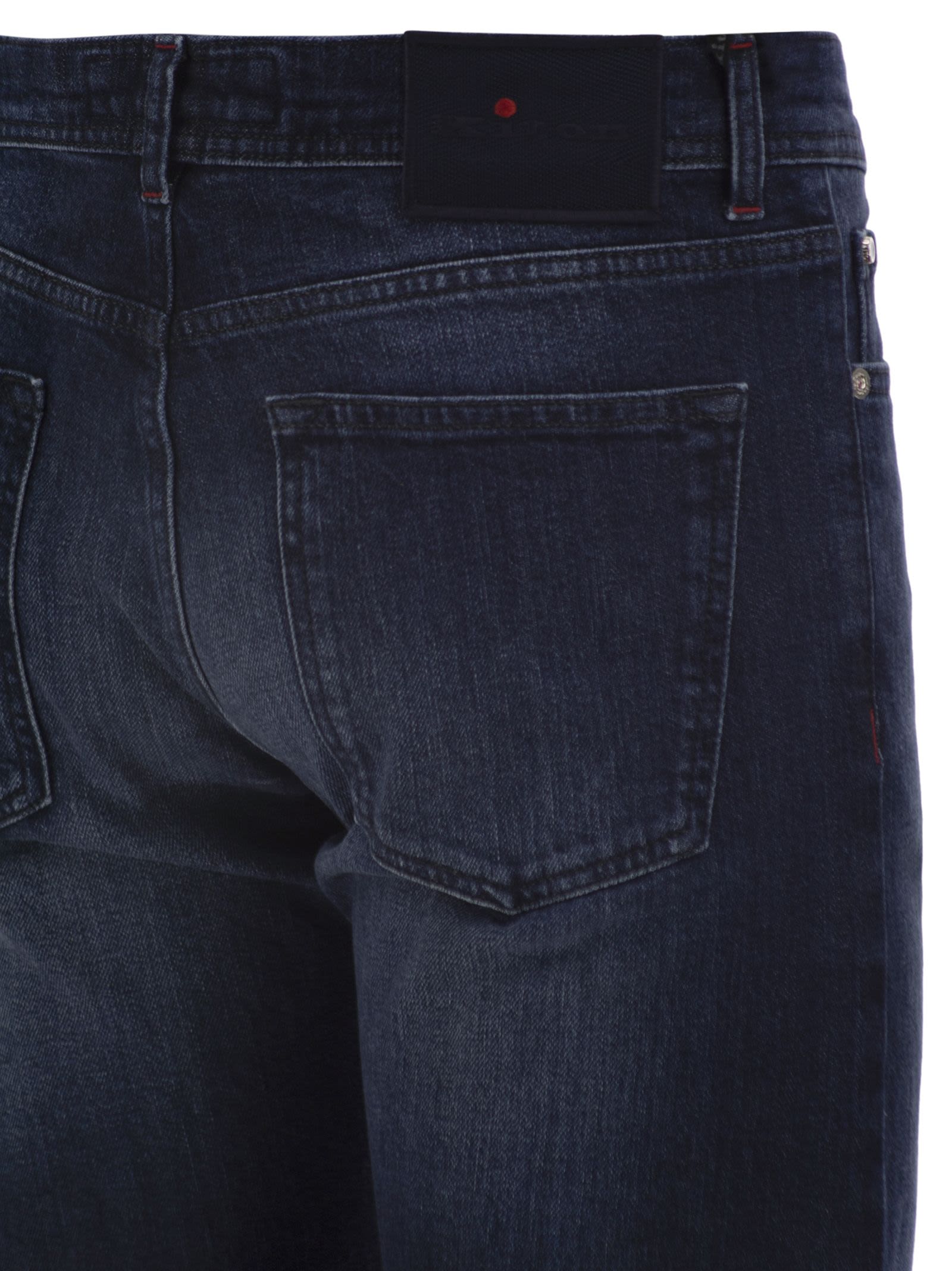 Kiton Men Five-Pocket Stretch Denim Jeans KITON