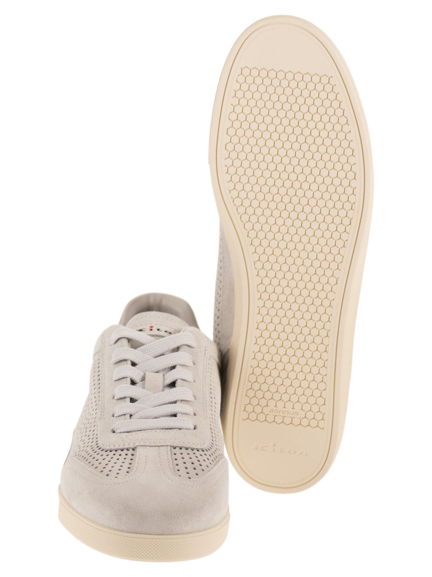 Kiton Men Perforated Calfskin Sneakers KITON