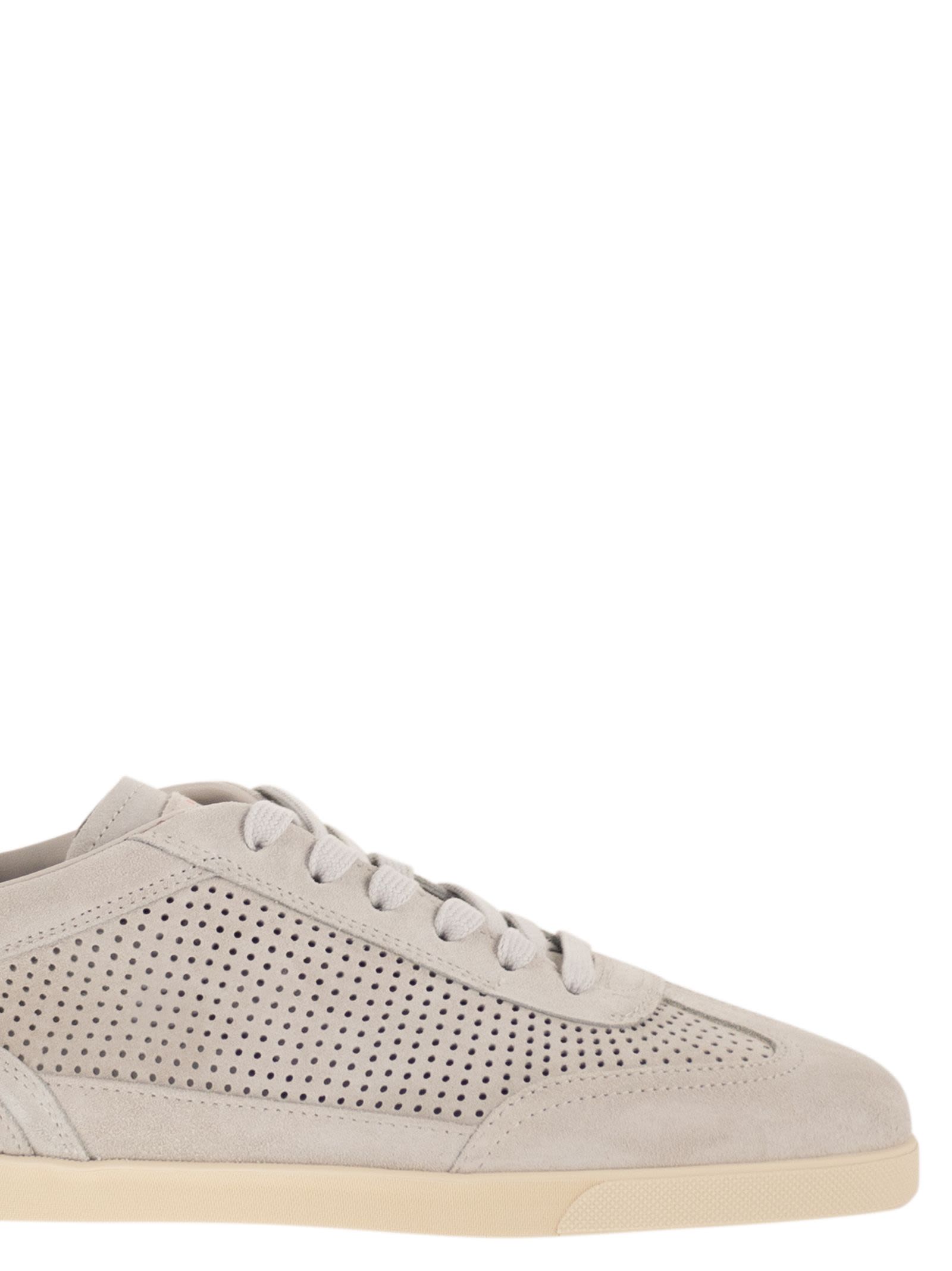 Kiton Men Perforated Calfskin Sneakers KITON