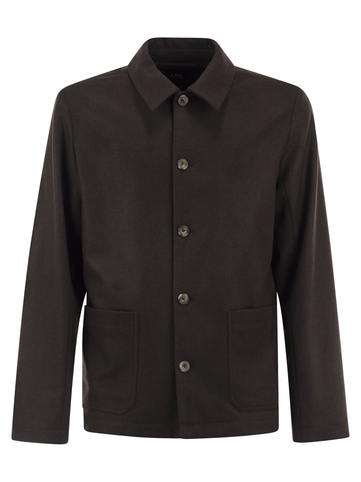 A.P.C. Men Recycled Wool-Blend Jacket With Buttons A.P.C.