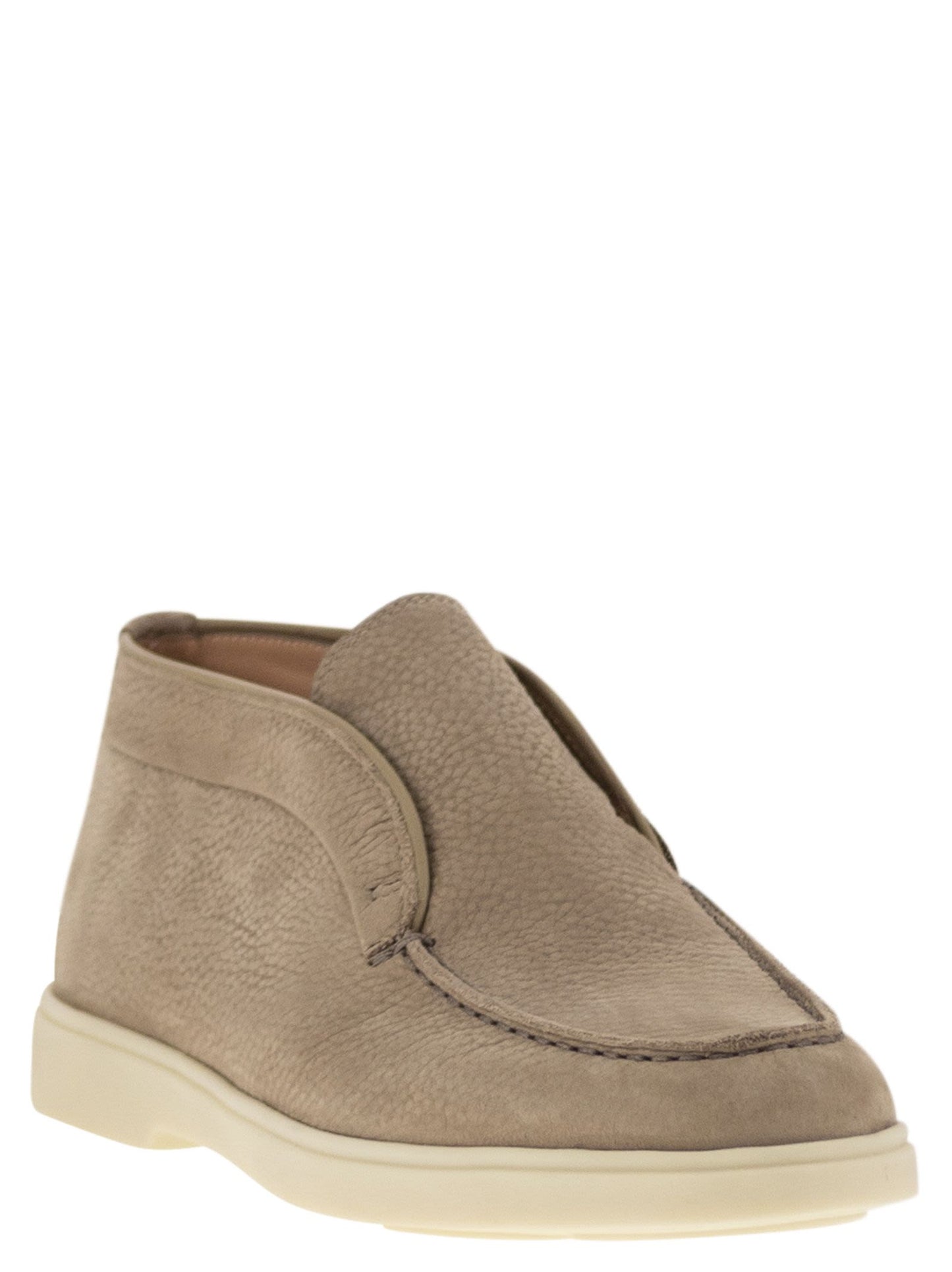 Santoni Women Desert Boot In Nubuck SANTONI