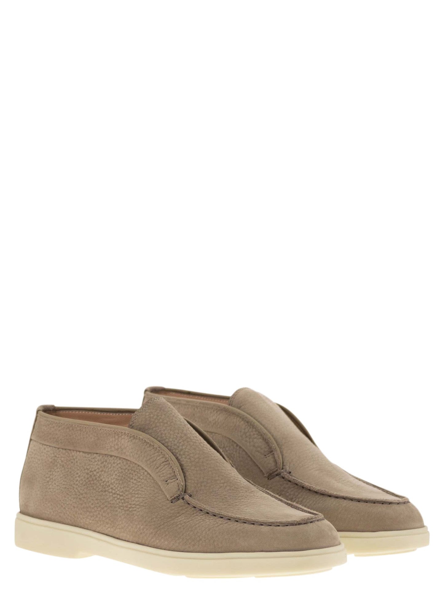 Santoni Women Desert Boot In Nubuck SANTONI