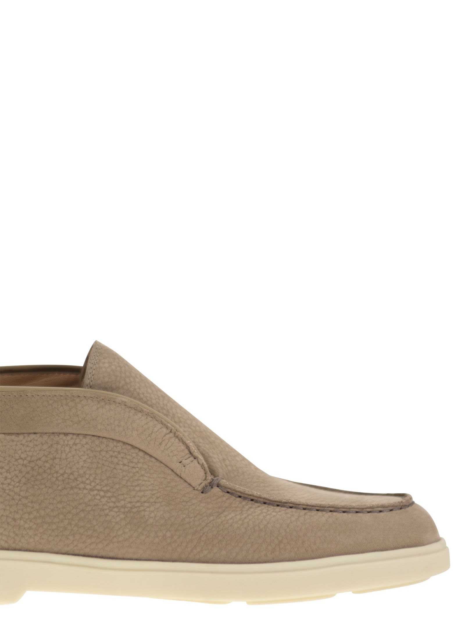 Santoni Women Desert Boot In Nubuck SANTONI