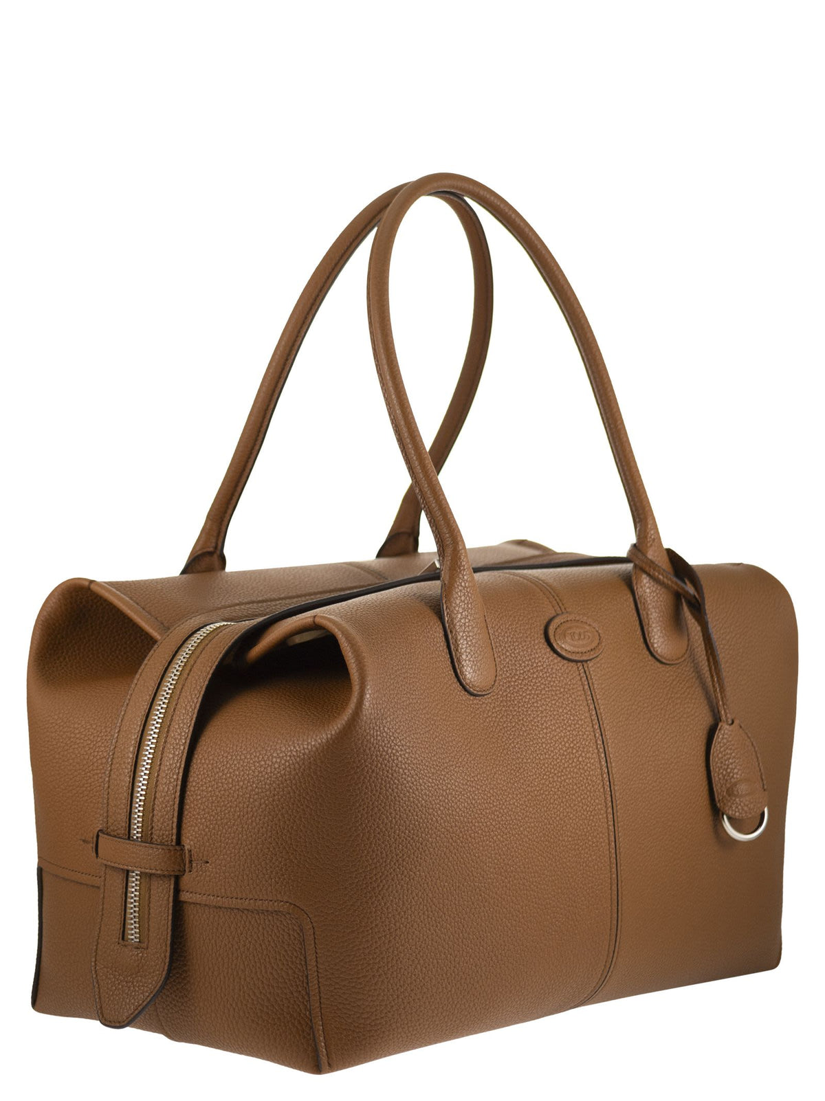 Tod's Men Hammered Calfskin Leather Travel Bag TOD'S