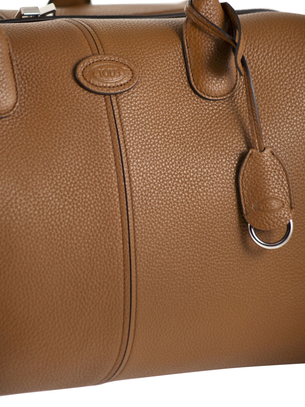 Tod's Men Hammered Calfskin Leather Travel Bag TOD'S