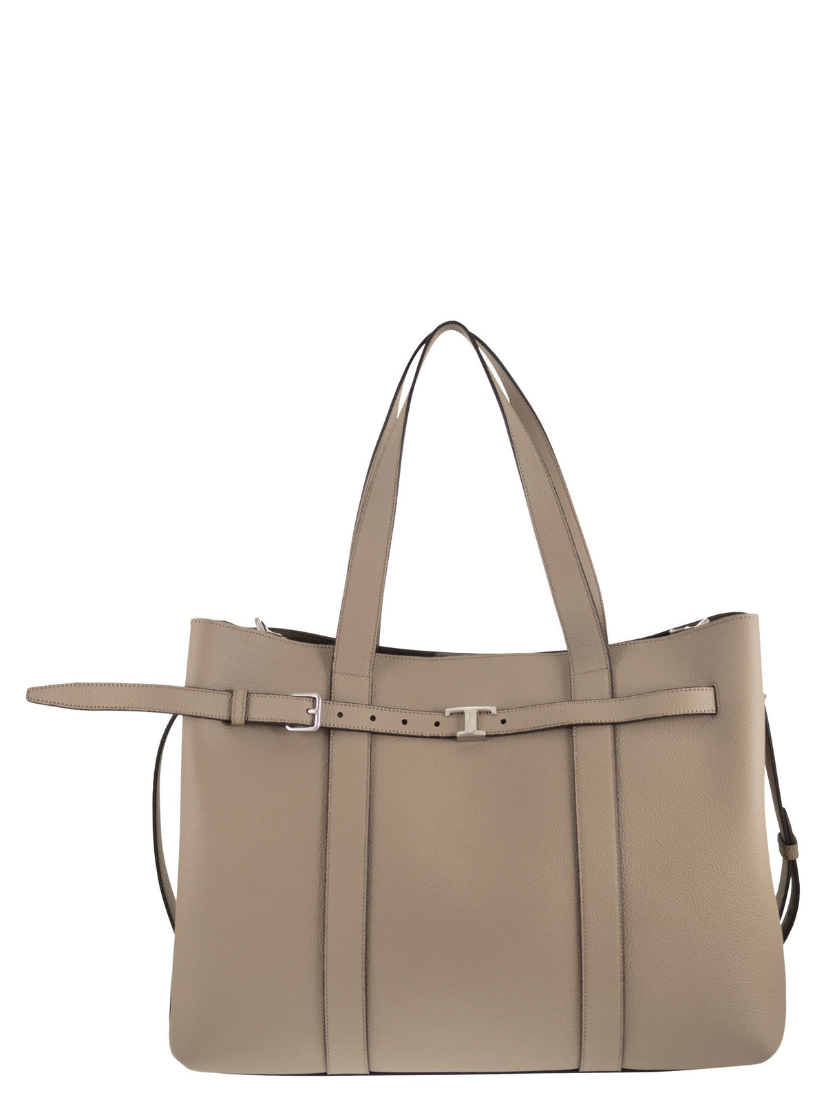 Tod's Men Tumbled Calfskin Leather Tote Bag TOD'S
