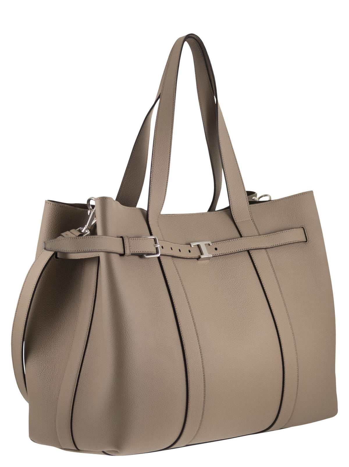 Tod's Men Tumbled Calfskin Leather Tote Bag TOD'S