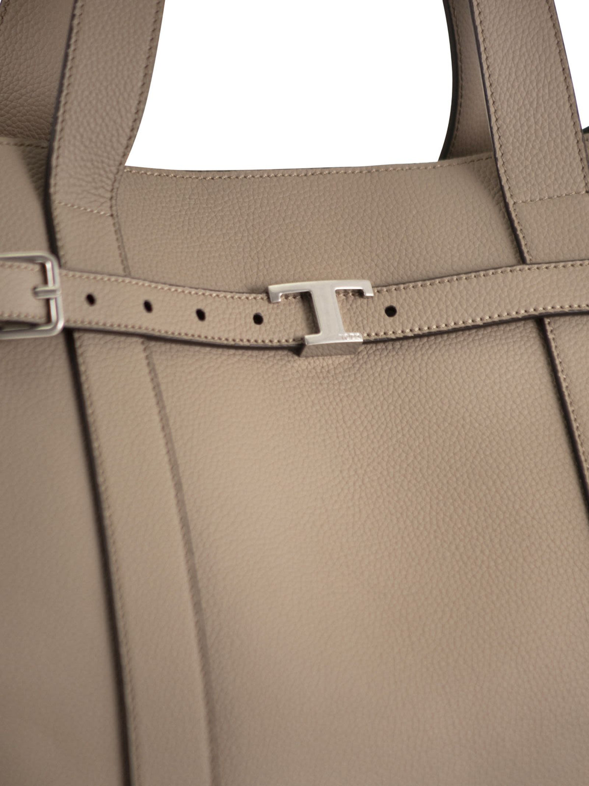 Tod's Men Tumbled Calfskin Leather Tote Bag TOD'S