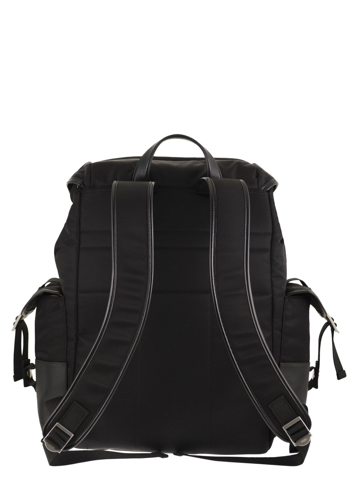 Tod's Men Medium Fabric And Leather Backpack
