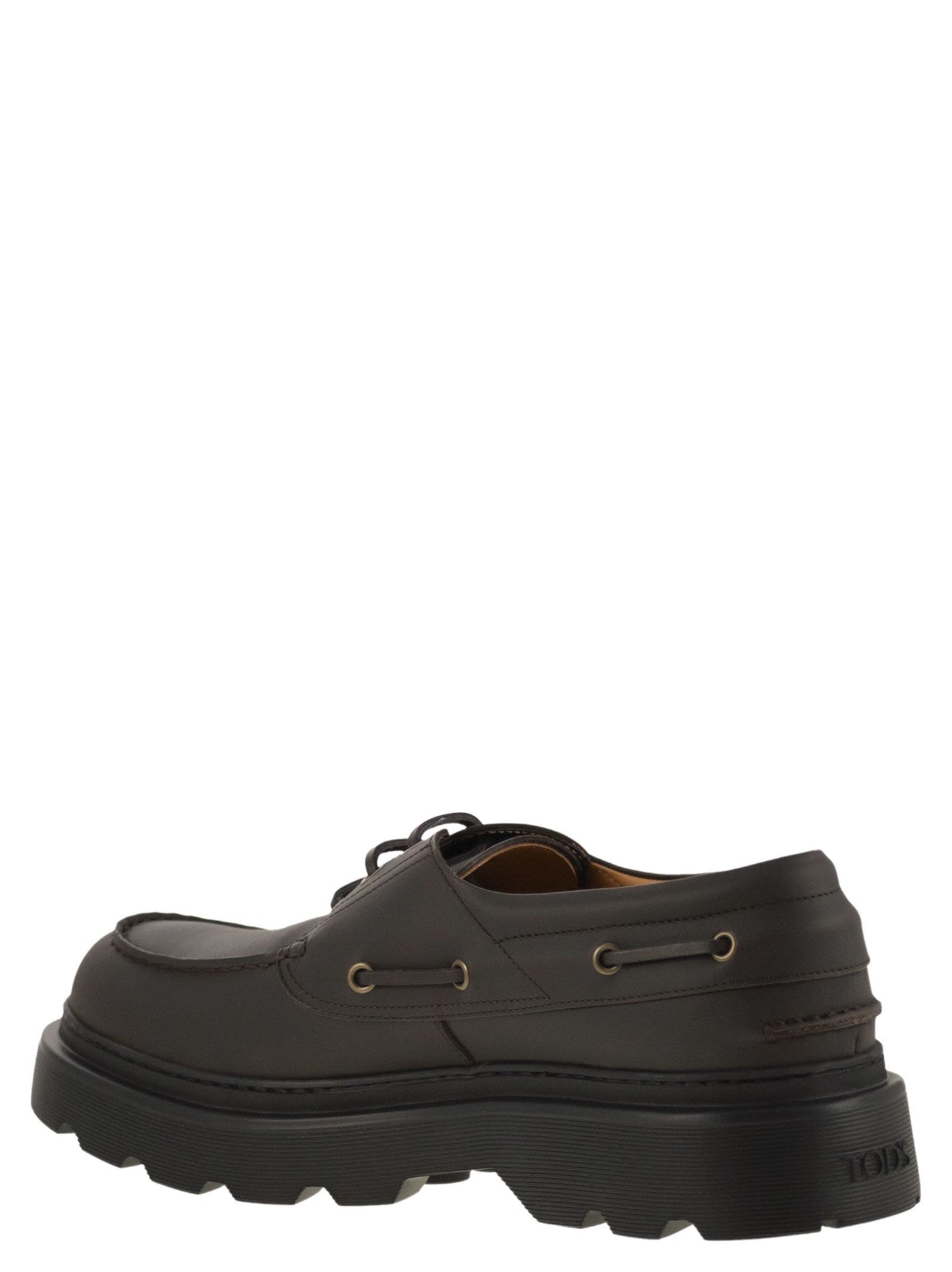 Tod's Men Leather Boat Shoe TOD'S